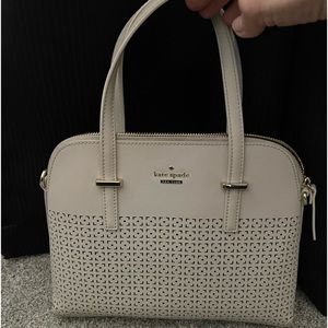 Kate spade cream, intricate detail, excellent condition, Crossbody or handbag.